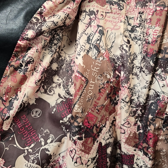 Kafulandi Black Leather Long Blazer Trench Jacket Size Medium - Picture 11 of 13